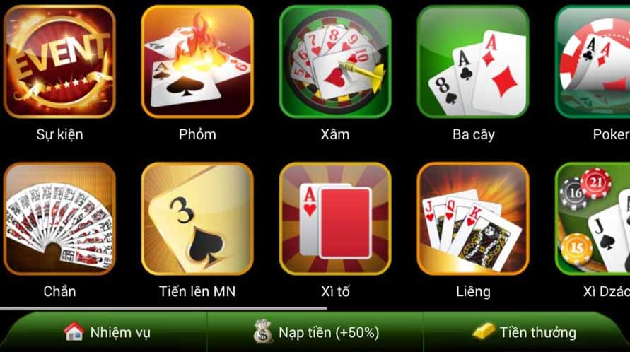 Game Bài Nohu90 – Trải Nghiệm Cá Cược Đỉnh Cao